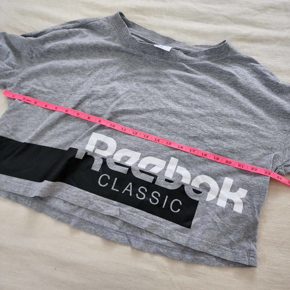 Reebok crop top grey sporty large - Picture 5 of 7